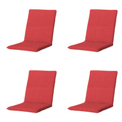 Madison stapelstoelkussen panama brick red ca. 97x49 cm set van 4
