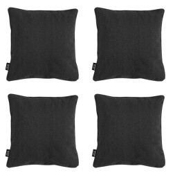 Madison sierkussen black canvas eco+ ca. set van 4