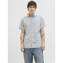 Jack & Jones Jjjoshua oxford stripe shirt s/s