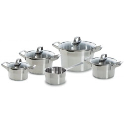 BK Cookware Bk premium+ pannenset 5 delig rvs veilig afgietsysteem