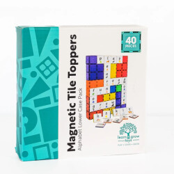 Learn and Grow Toys Learn and grow magnetische toppers letters 40 delig