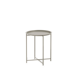SenS-Line nora bijzettafel Ø46cm metaal taupe