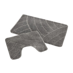 Muratap Nevada badmat laagpolig badkamer set 2-delig 40x50 cm & 50x80 cm