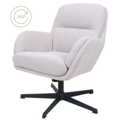 Home67 Fauteuil louise natural