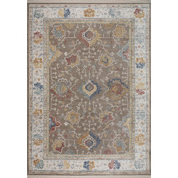 Muratap Vintage garden picasso laagpolig plat vloerkleed beige multi 200x290 cm-