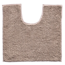 Muratap Indiana fluffy soft effen badmat met uitsparing soft touch - 50x50 cm