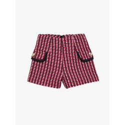 Abel & Lula Plaid tweed shorts