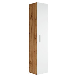 Badplaats Badkamerkast pluto 30 x 30 x 150 cm met wit -hangende