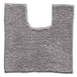 Muratap Indiana fluffy soft effen badmat met uitsparing soft touch - 50x50 cm