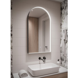 Badplaats Badkamerspiegel aberdeen led 45 x 80 cm led verlichting badkamer