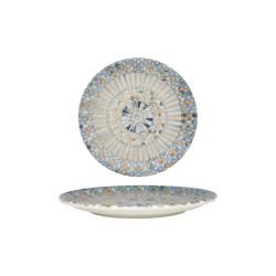 Bonna Dessertbord luca mosaic porselein 17 cm set van 6