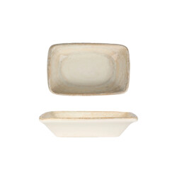 Bonna Serveerschaal patera porselein 14x8 cm set van 2