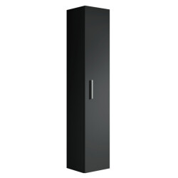 Badplaats Badkamerkast pluto 30 x 30 x 150 cm zwart hangende badkamerkasten