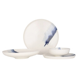 Bonna Serviesset blue wave 24 delig 6 personen porselein