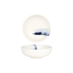 Bonna Kommetje blue wave porselein 14 cm (400cc) set van 6