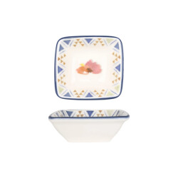 Bonna Serveerschaal spring porselein 8x8.5 cm set van 2