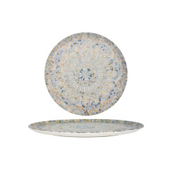 Bonna Pizzabord luca mosaic porselein 32 cm set van 2