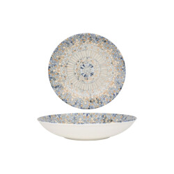 Bonna Diepbord luca mosaic porselein 23 cm (1000cc) set van 6