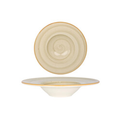 Bonna Pastabord aura terrain porselein 28 cm (400cc) set van 2