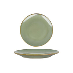 Bonna Dinerbord sage hygge porselein 25 cm set van 6
