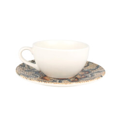 Bonna Koffie kopjes & schotel mesopotamia porselein set van 6