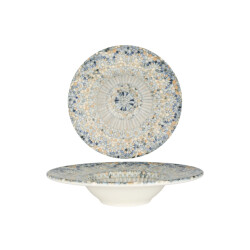 Bonna Pastabord luca mosaic porselein 24 cm (270cc) set van 2