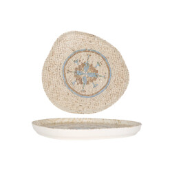 Rinart Dinerbord celest porselein 30 cm set van 6