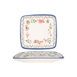 Bonna Serveerschaal spring porselein 15x14 cm set van 2
