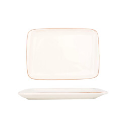 Bonna Serveerschaal retro porselein 36x25 cm set van 2