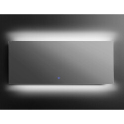 Badplaats Badkamerspiegel limon led 140 x 55 cm led verlichting badkamer