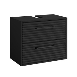 Badplaats Wastafel onderkast etna 60 x cm 35 cm x 50 cm mat zwart -