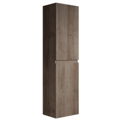 Badplaats Badkamerkast angela 40 x 30 x 150 cm bruin eiken hangende