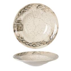 Rinart Pastabord remnant porselein 27 cm (400cc) set van 2