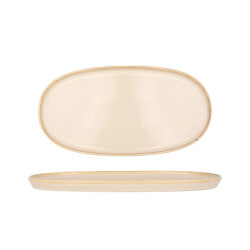 Bonna Serveerschaal sand hygge porselein 30 cm set van 2