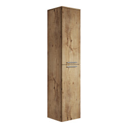Badplaats Badkamerkast venus 30 x 30 x 160 cm kastanje eiken hangende
