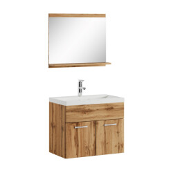 Badplaats Badkamermeubel montreal set 02 60 x 35 cm eiken badmeubel met