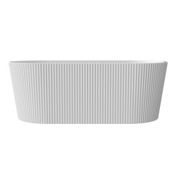 Badplaats Ligbad havana 170 x 80 x 58 cm vrijstaand bad hoogglans wit