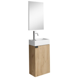Badplaats Toiletmeubel apollo 40 x 22 cm licht fonteinmeubel met