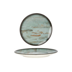 Bonna Dinerbord madera porselein 27 cm set van 6