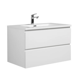 Badplaats Badkamermeubel set angela 80cm hoogglans badmeubel met