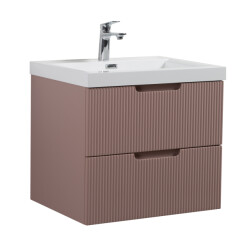 Badplaats Badkamermeubel set thermis 60cm - badmeubel met wastafel