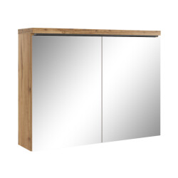 Badplaats Badkamerkast paso 80 x 20 x 60 cm eiken spiegelkast badkamer