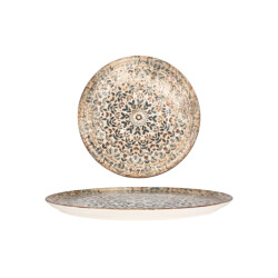 Rinart Pizzabord aztec porselein 32 cm set van 2