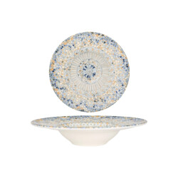 Bonna Pastabord luca mosaic porselein 28 cm (400cc) set van 2