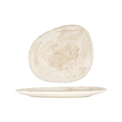 Bonna Dinerbord nacrous porselein 33 cm set van 6