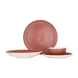 Rinart Serviesset (large) rosa 24 delig 6 personen porselein
