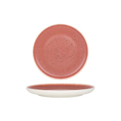 Rinart Dessertbord rosa porselein 21 cm set van 6