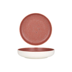 Rinart Diepbord rosa porselein 20 cm (900cc) set van 6