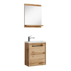 Badplaats Toiletmeubel etna 40 x 22 cm - fonteinmeubel met wastafel en