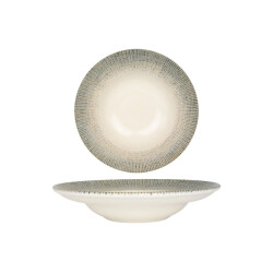 Bonna Pastabord sway porselein 27 cm (450cc) set van 2